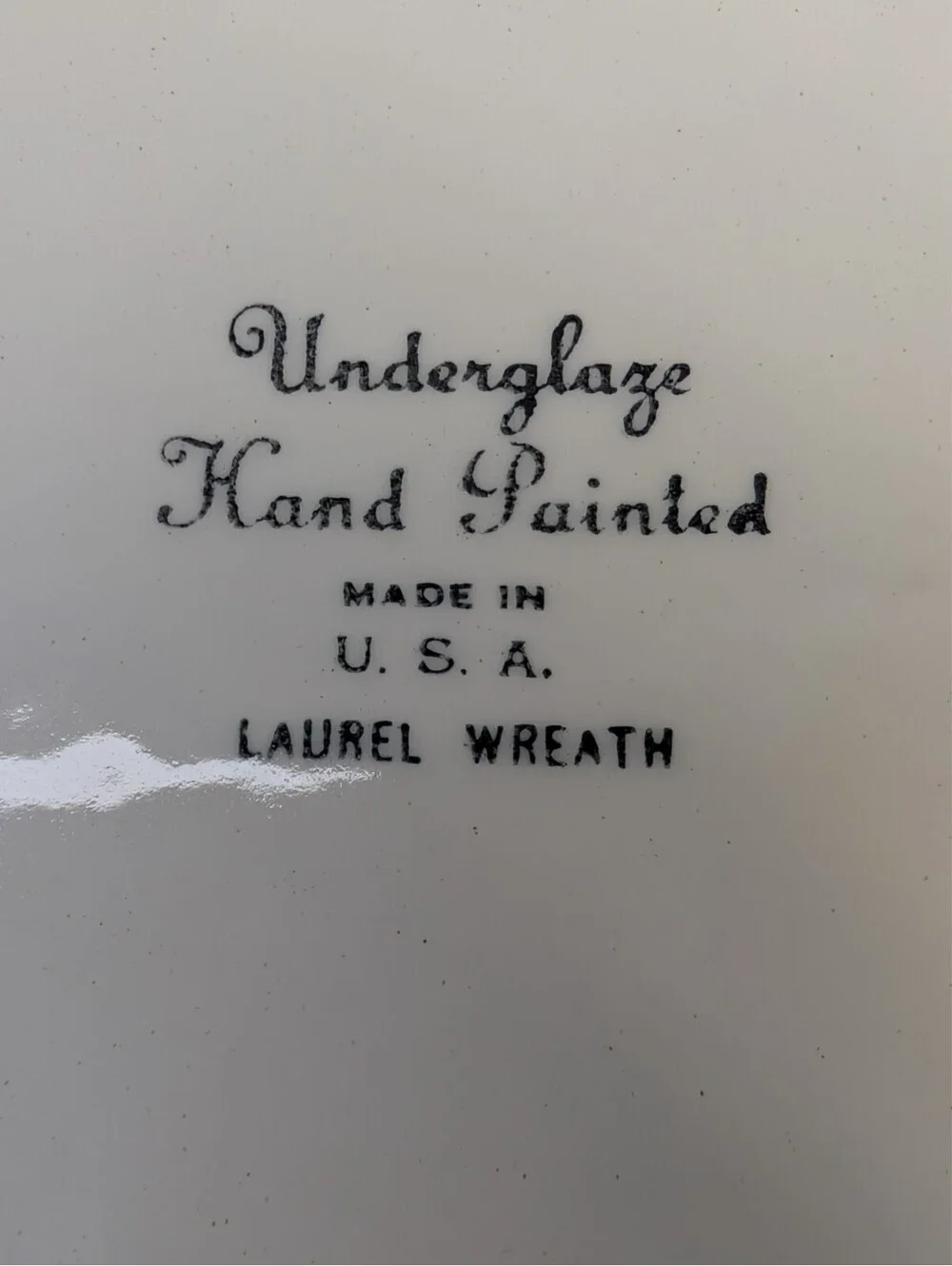 Blue Ridge Laurel Wreath Luncheon Salad Plates Set of 4 8.5